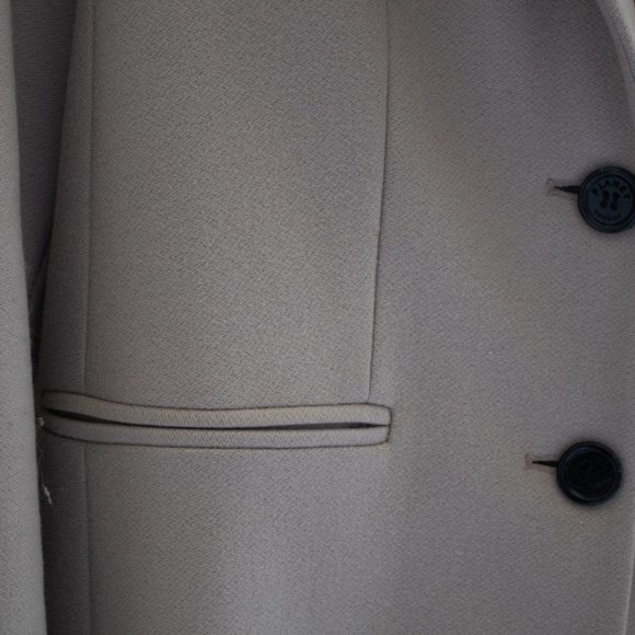 Grey Wool Coat - Picture 2 of 4